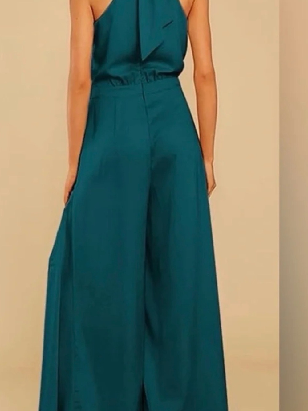Elegant Teal Jumpsuit - Picture 4 of 4
